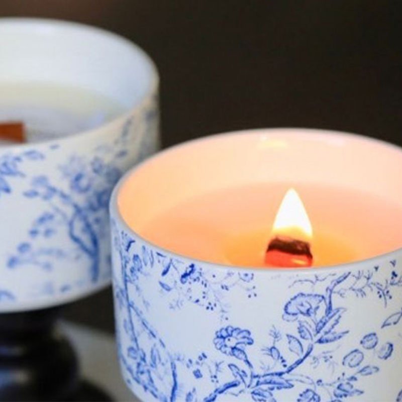 Customized French Aromatherapy style Candle luxury Glass Jar Creative Decoration Wholesale Home Decoration Scented Candle