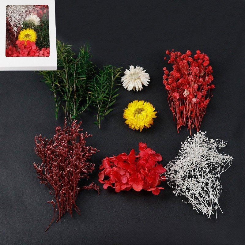 G78 Wedding Flower Arranging Decoration Diy Dried Flower Bag Natural Bulk Lavender Daisy Preserved Dried Flower Material