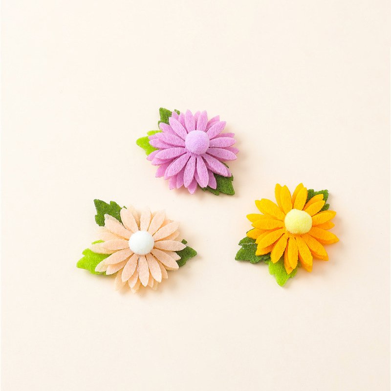 Diy Handmade Felt Flowers Decoration Felt Flowers Garlands Ornament