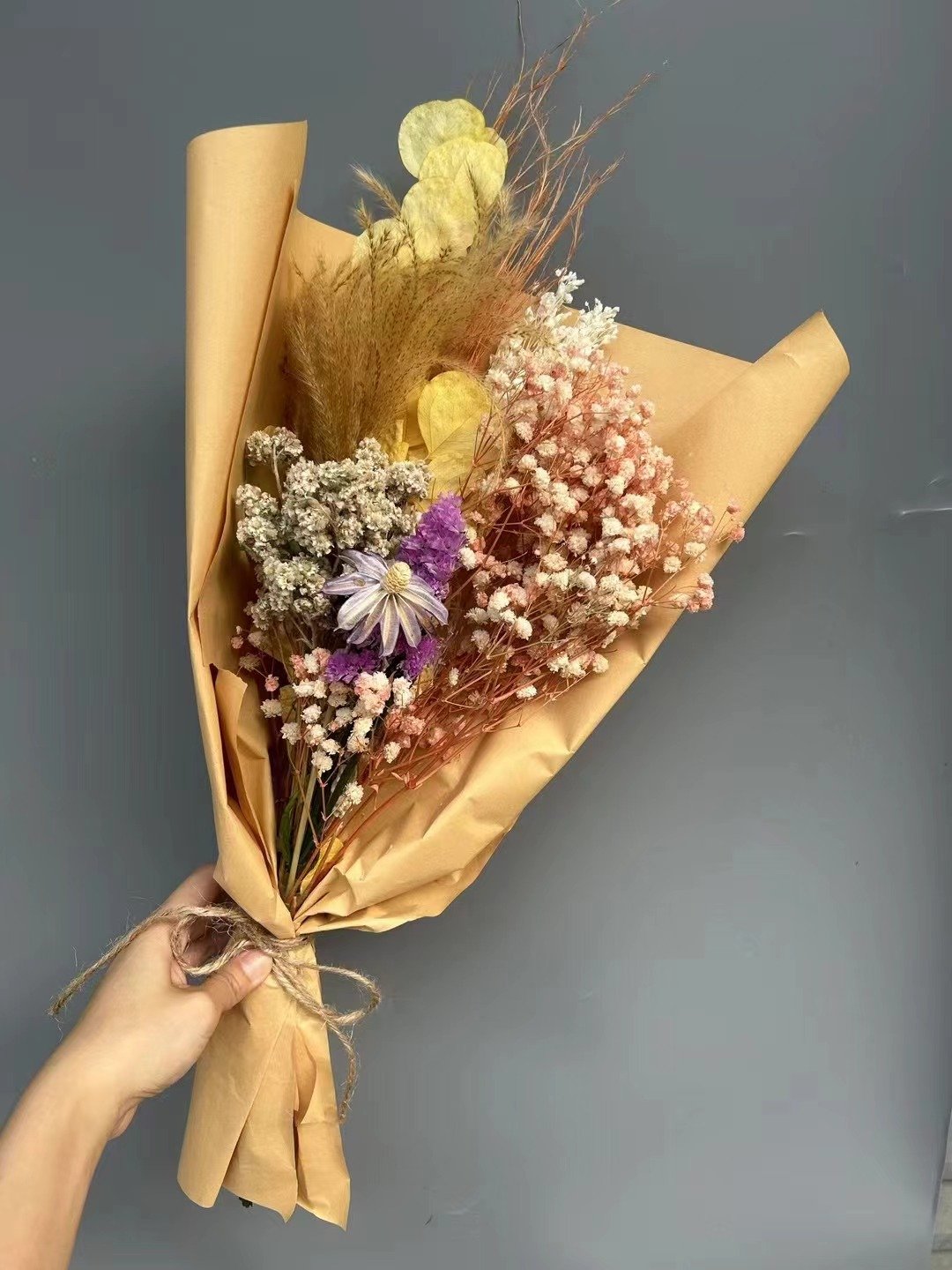 M-1 Amazon hot selling wholesale real flower natural dried flower bouquet home decoration
