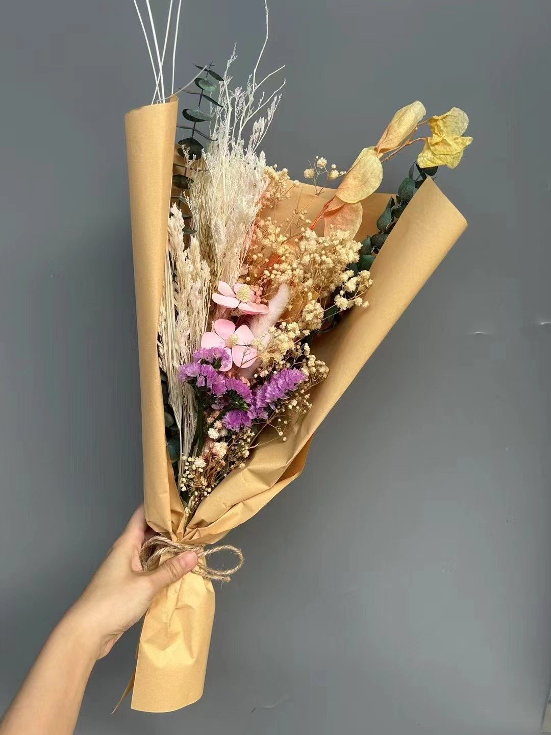 M-1 Amazon hot selling wholesale real flower natural dried flower bouquet home decoration