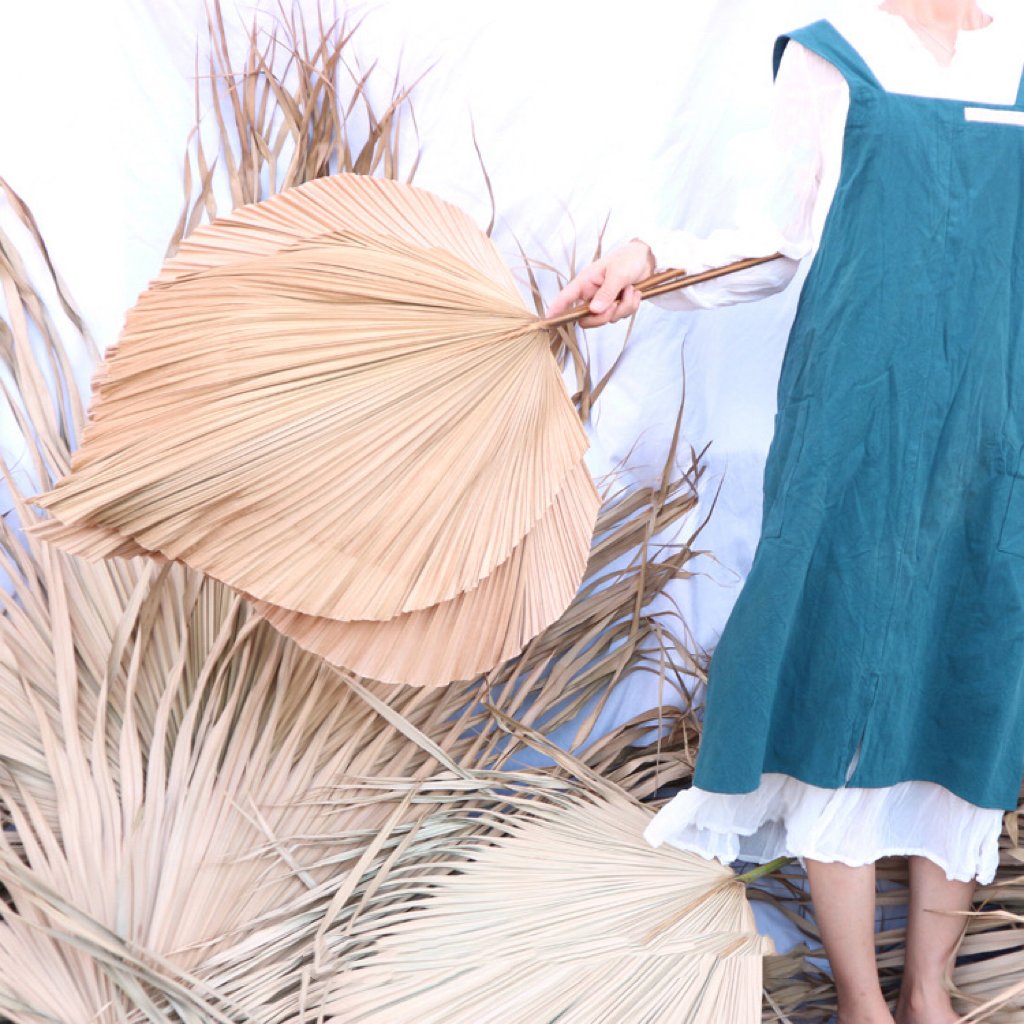 Top Sale Wholesale Dried Flowers Large Dried Natural Palm Leaves for Decoration