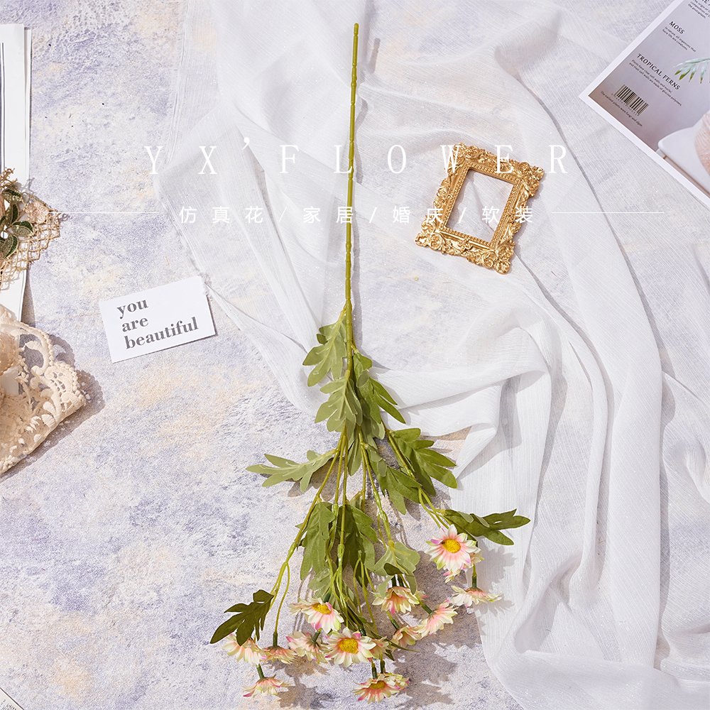 Simulation new chamomile daisy cosmos holding flowers wedding home decoration photography decoration wholesale