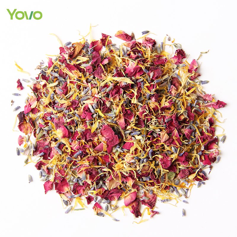OEM Private Label Custom Package Biodegradable Wedding Confetti Dried Flower Petals Lavender Jasmine Rose Calendula Petal