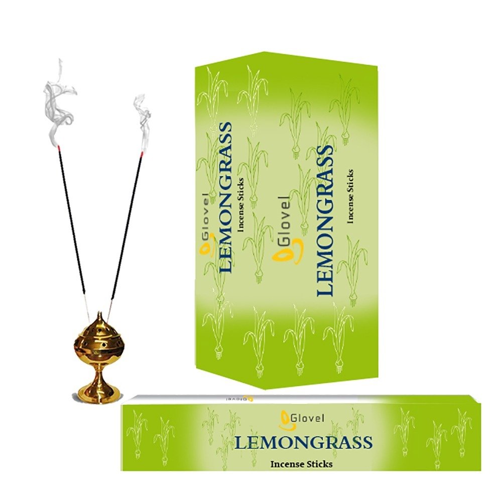 High Selling Lemongrass Incense Stick 9 inch sticks Square Box with scented Pooja Incense Stick Best exporter from India