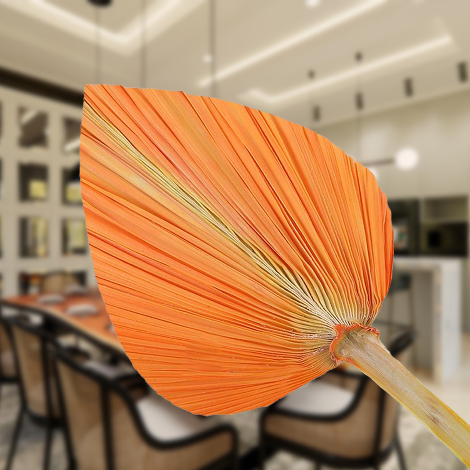 Hot-selling Colourful Natural Dried Palm Leaves Decor Boho Palm Fans Tropical Palm Flowers for Wedding House Party Kitchen Decor