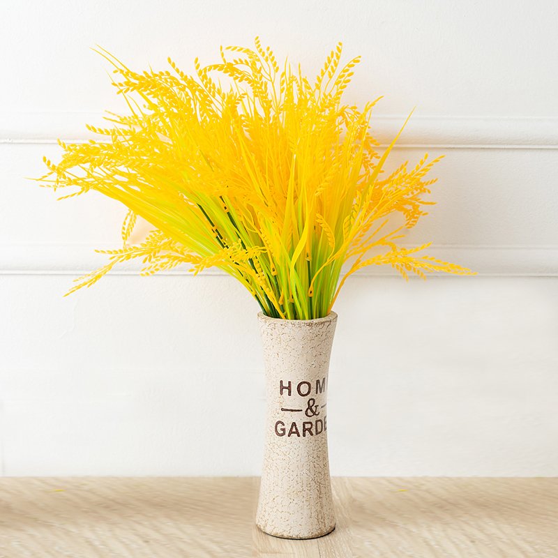 Factory Direct Wholesale Direct Selling Custom Simulation Plant Wheat Spike Natural Golden Wheat Dried Flowers