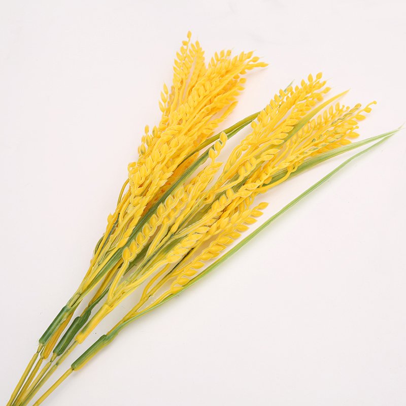 Factory Direct Wholesale Direct Selling Custom Simulation Plant Wheat Spike Natural Golden Wheat Dried Flowers