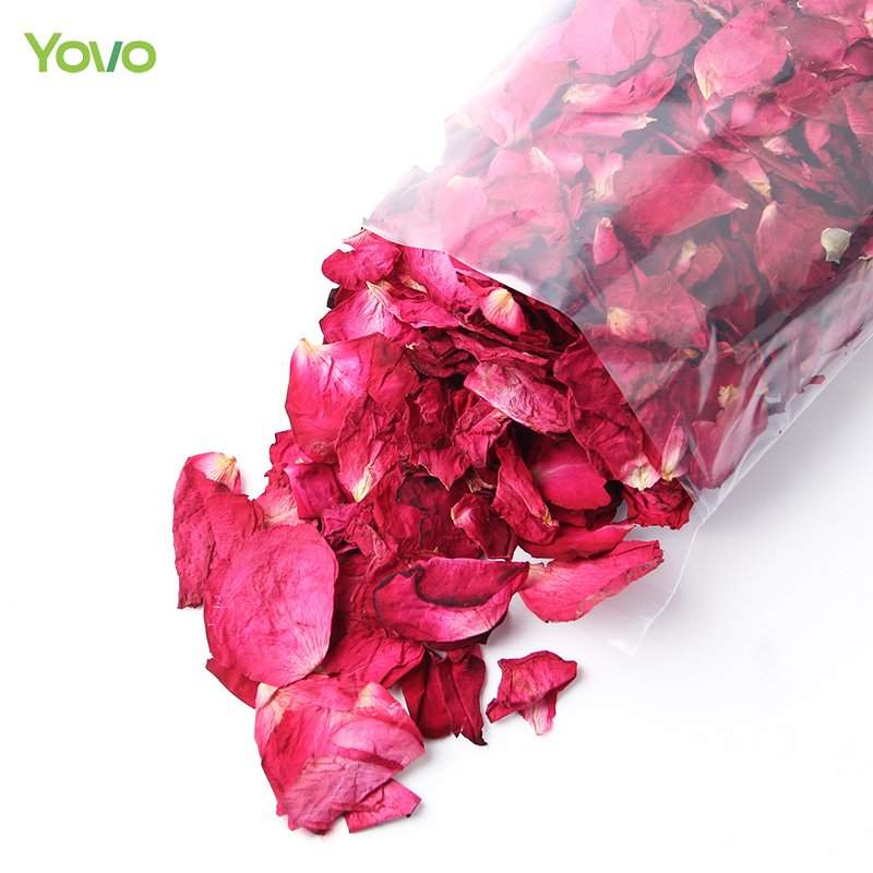 Natural Dried Big Rose Petal Zero Additive Red Rose Petals for Decoration Bath Wedding Confetti Soap Candle Making
