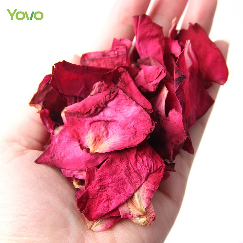 Natural Dried Big Rose Petal Zero Additive Red Rose Petals for Decoration Bath Wedding Confetti Soap Candle Making
