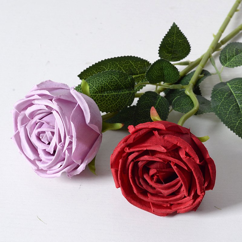 Amazon Silk Peony Bouquet Artificial Flowers Cheap Flowers for Home Wedding Decorative Flowers Hot Sale Rose Pink Jewelry Purple