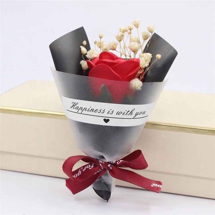QSLH-DFE021 Real Natural Dried Flowers Mini Bouquet for Valentines Day Gift