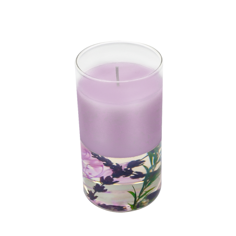 130G/4.58oz custom Logo 35H botanical Aromatherapy dried flower candle scented candle set with gift box for Home Decor