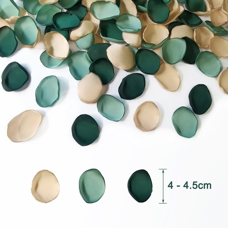 Rose Petals Wholesale Wedding Artificial Real Touch Silk Satin Rose Flower Petal Decorative Flower Petals