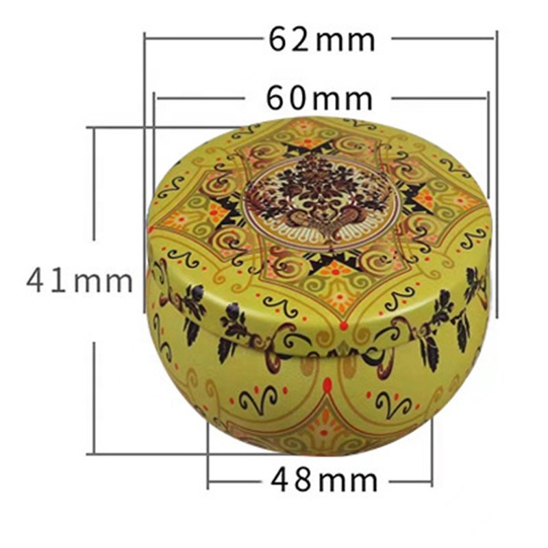 2024 Scented dried flowers creative tin cans home sprinkles gifts soy wax scented luxury custom birthday candles