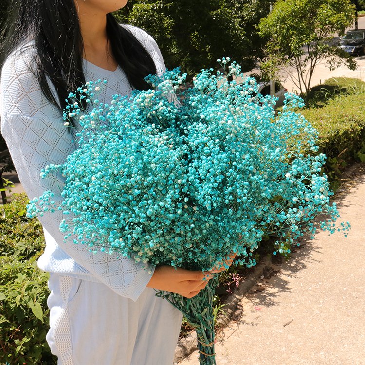 GH-6 Customized red top seller high quality gypsophila decorative flowers bouquet baby breath home decor