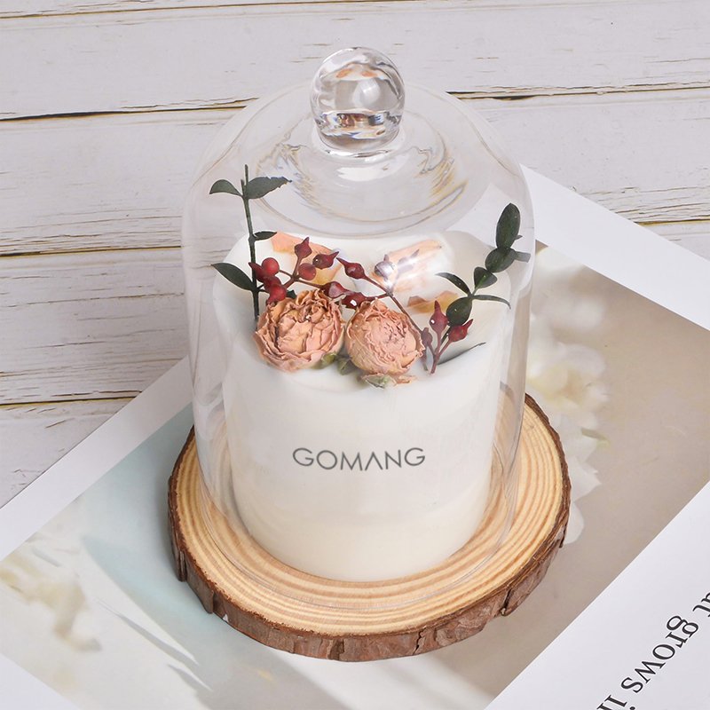 Forest Classic Handmade Air Freshener Gift Set Soy Wax Scented Easter Candle Dried Flowers New Condition Home Diwali Holidays