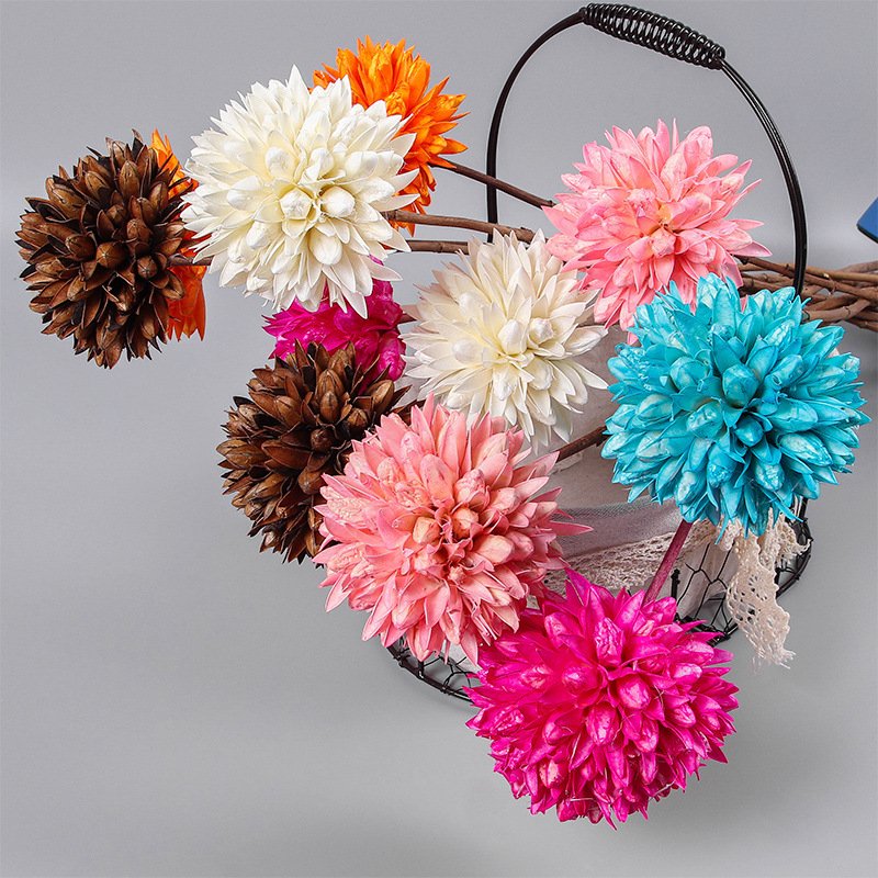 New Product Ideas 2023 High Quantity Dried Magnolia Ball for Dried Flowers Home Wedding Decoration Bridal Bouquet