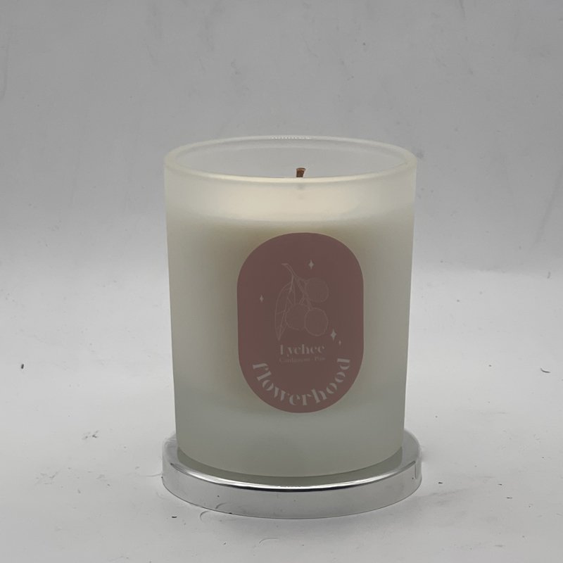 Custom High Quality Scented Dried Flower Candles Wholesale Luxury Colorful Crystal Candle For Holiday Gifts