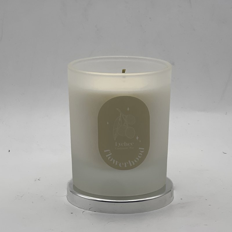 Custom High Quality Scented Dried Flower Candles Wholesale Luxury Colorful Crystal Candle For Holiday Gifts