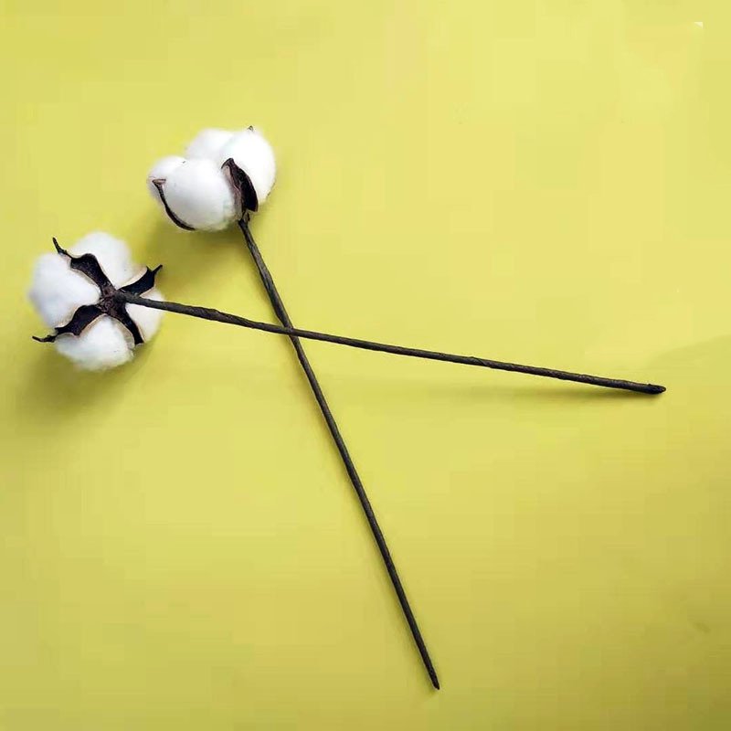 Wholesale Natural Dried Flower Plants Handmade Dried Cotton Flowers For DIY Bouquet Decoration