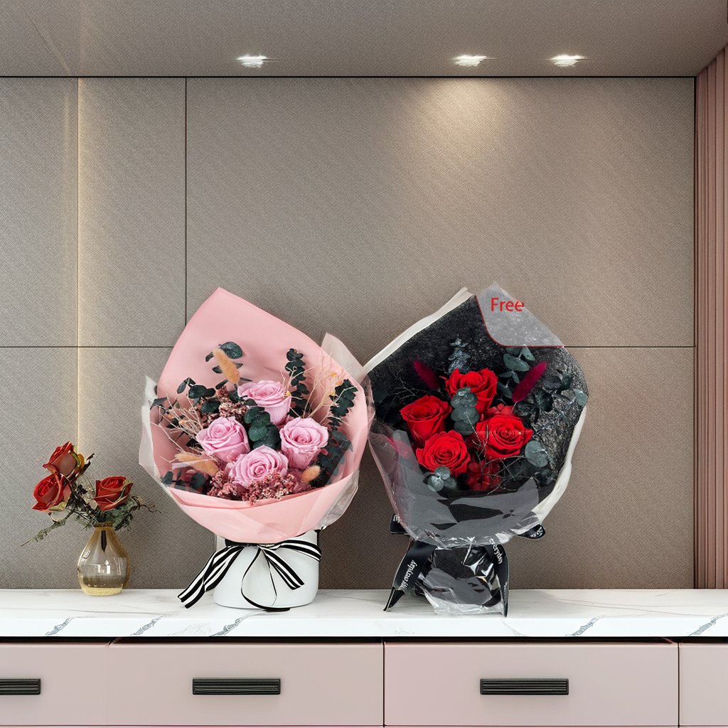 DIY High Quality Dried Flowers Bouquet Plants Customized Wholesale Wedding Bridal Bouquets and Home Decor for Christmas