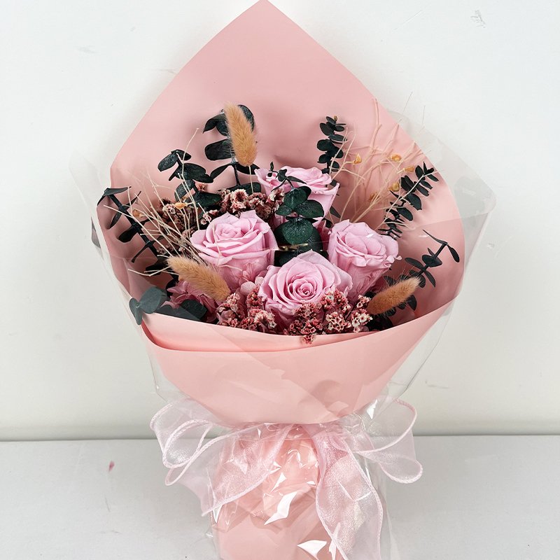 DIY High Quality Dried Flowers Bouquet Plants Customized Wholesale Wedding Bridal Bouquets and Home Decor for Christmas