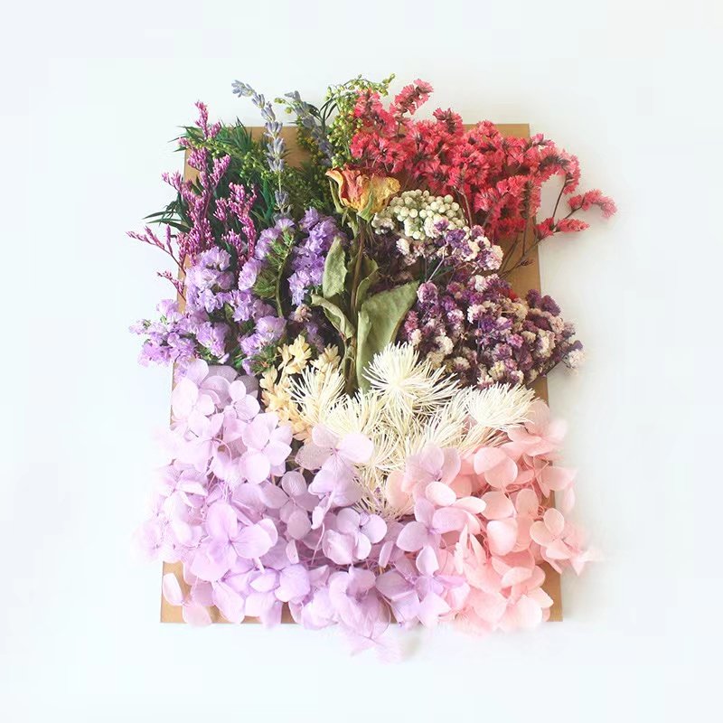 Natural Dried Flowers And Plants Resin Dry Flower Material Mix Color Dry Flowers For Resin Candles