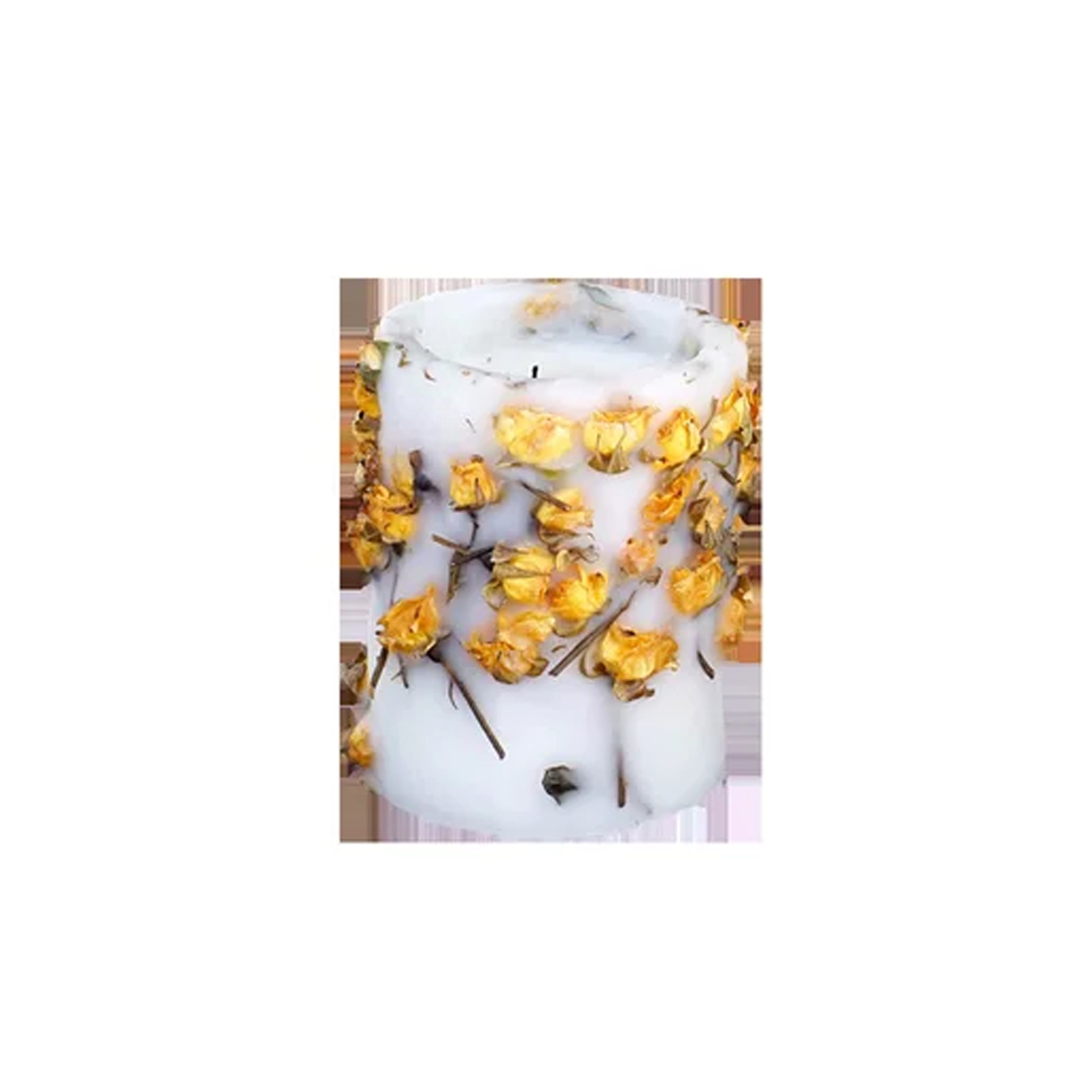 Gemstone Luxury Custom Logo Dried Flower Spiritual Soy Wax Custom Scent Candles With Crystals