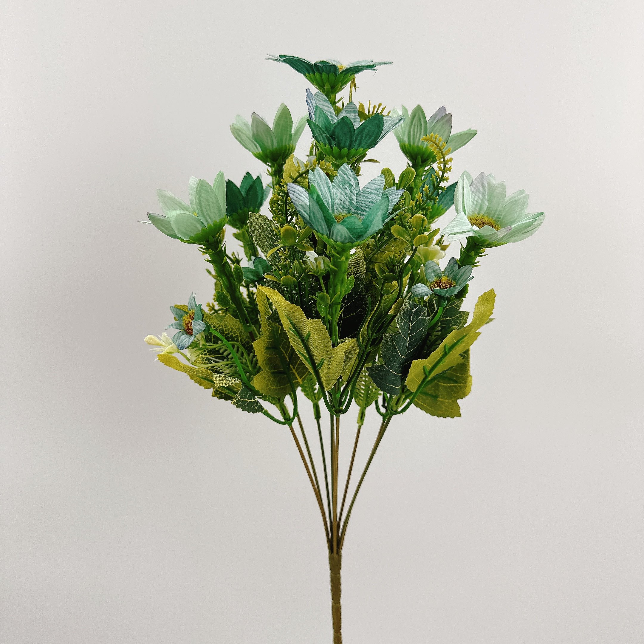 People fake flower autumn-color flower bouquet home table place garden basket decoration wedding flower arrangement