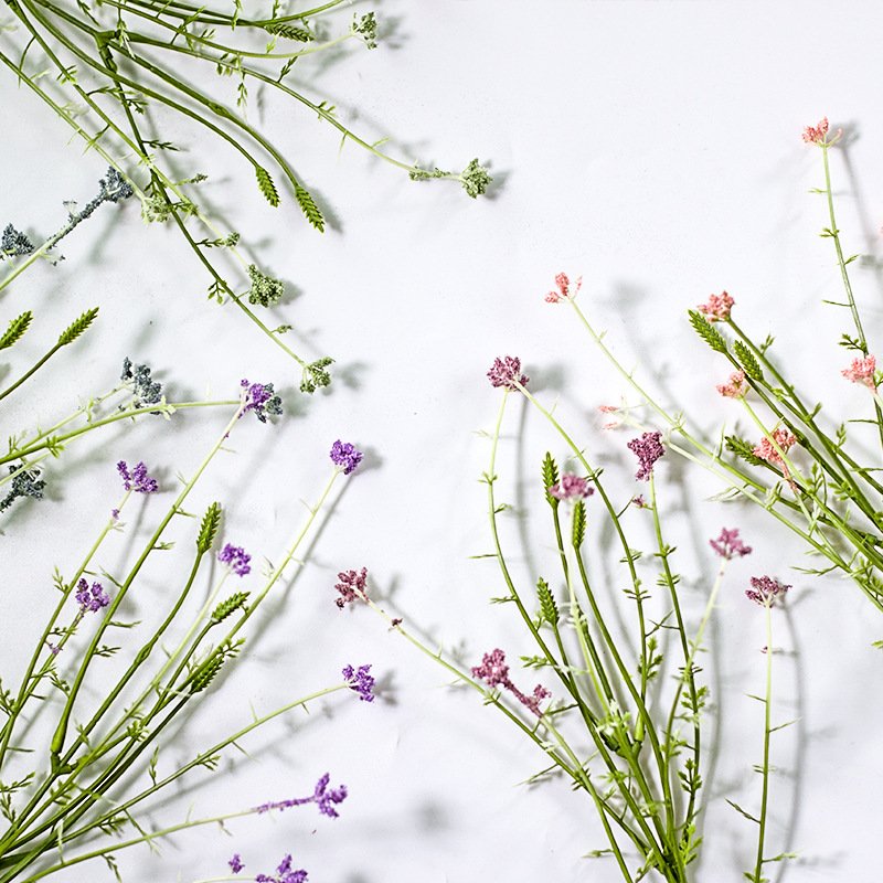 Artificial Single Lavender flower full of strong pastoral atmosphere suitable for all kinds of holiday decoration