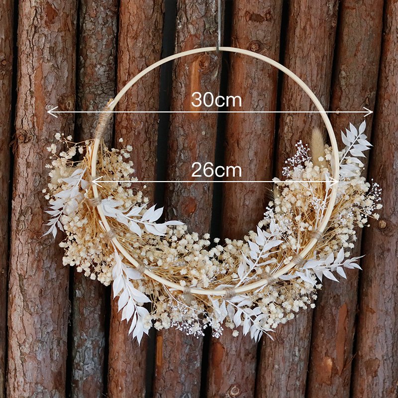 A-2Wholesale decorative wreaths for home wall decor halloween christmas wreath wedding garlands dried flower wreath