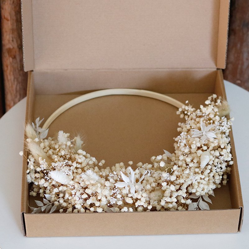 A-2Wholesale decorative wreaths for home wall decor halloween christmas wreath wedding garlands dried flower wreath