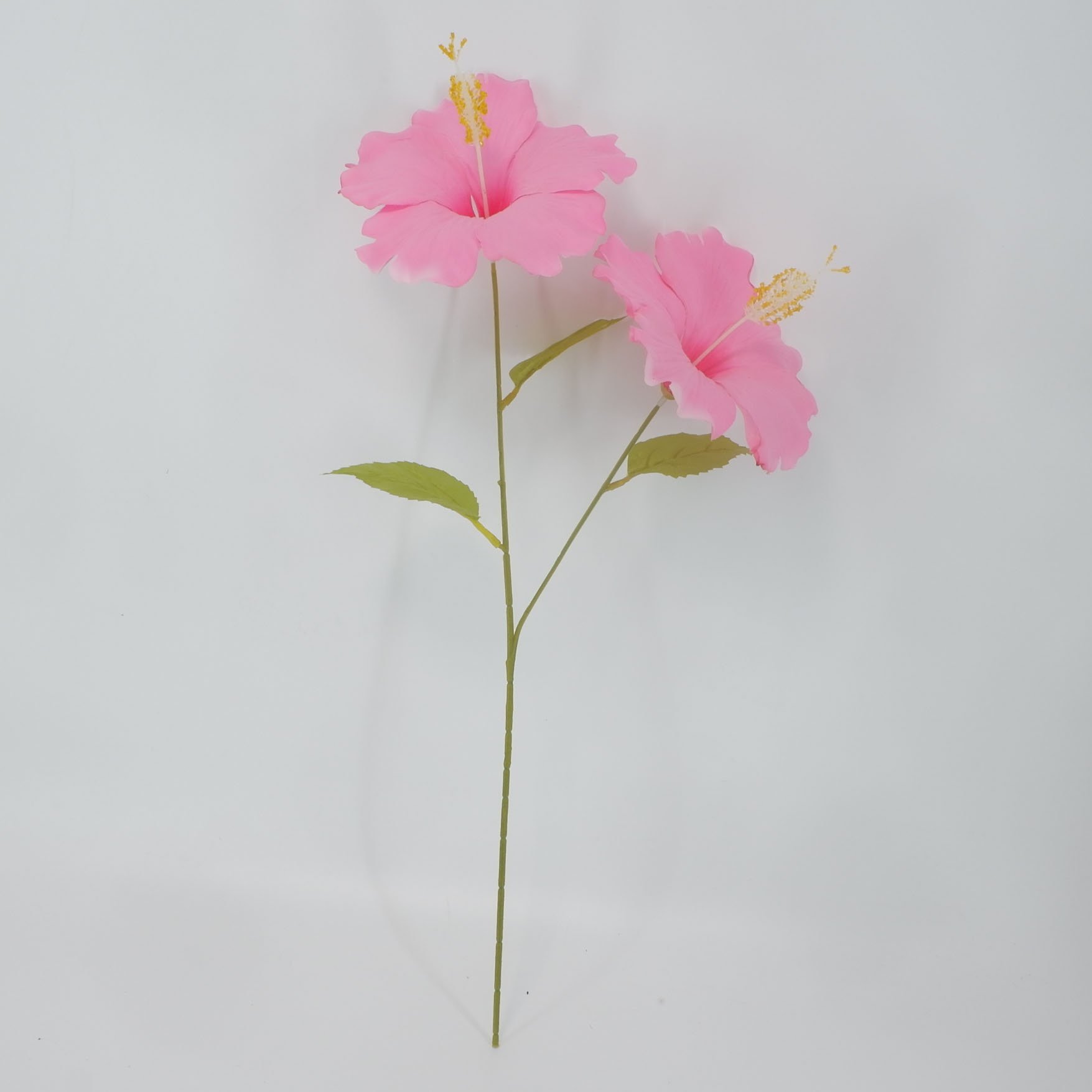 Living Room Decorative Handmade Flower Silk Artificial Hibiscus Flowers