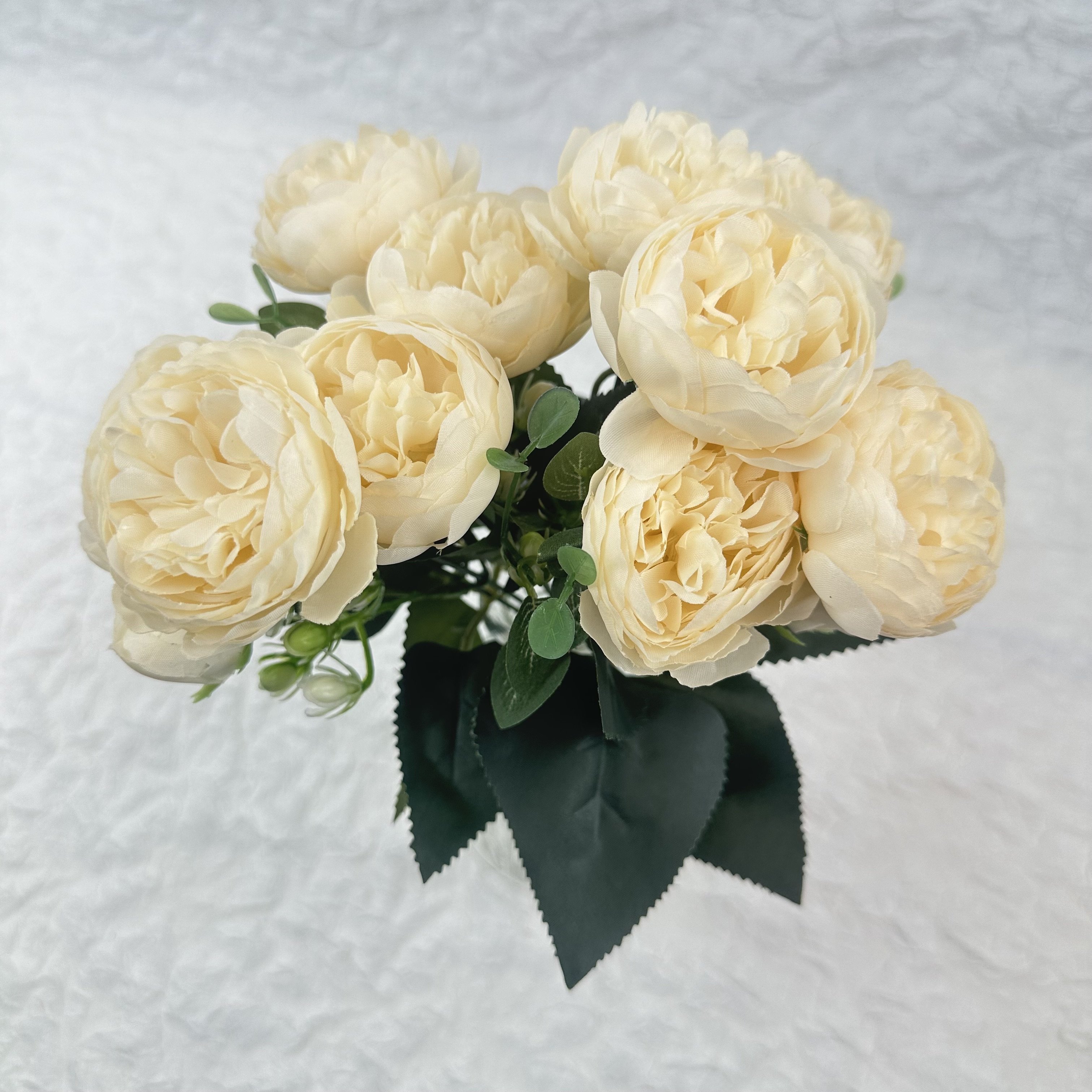 China Supplier artificial flowers decorative flower centerpiece bouquet 5 Headed Peonies Artificial flower