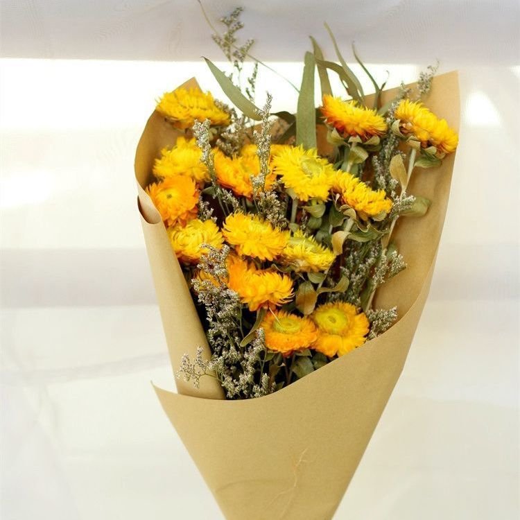 Christmas Day Gift Real Natural Dried Lover Rose Flower Bouquets Dried Flowers Preserved Flower Arrangements