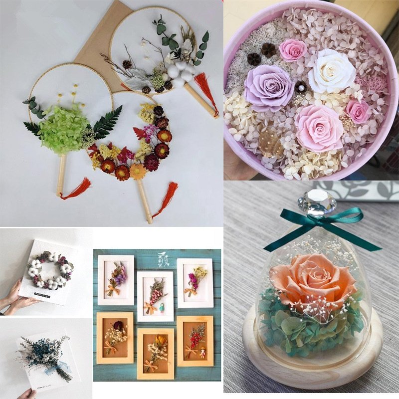 MF-L61Bulk Preserved Dried Flowers Mixed Dried Flowers Diy Dry Flower Materials Diy Photo Frame For Mobile Candle Handmade