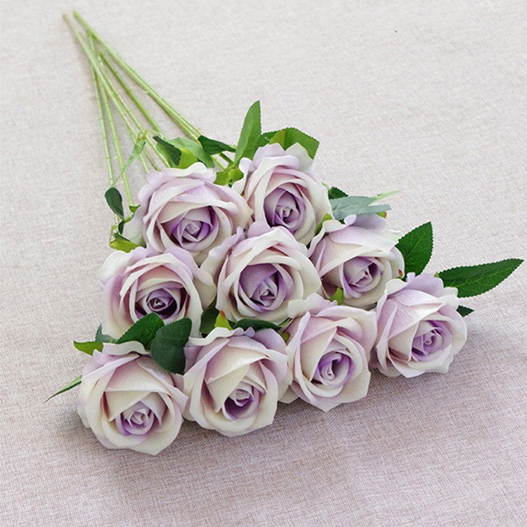 Highly simulated rose shop wedding professional dried roses exquisite dried flowers.