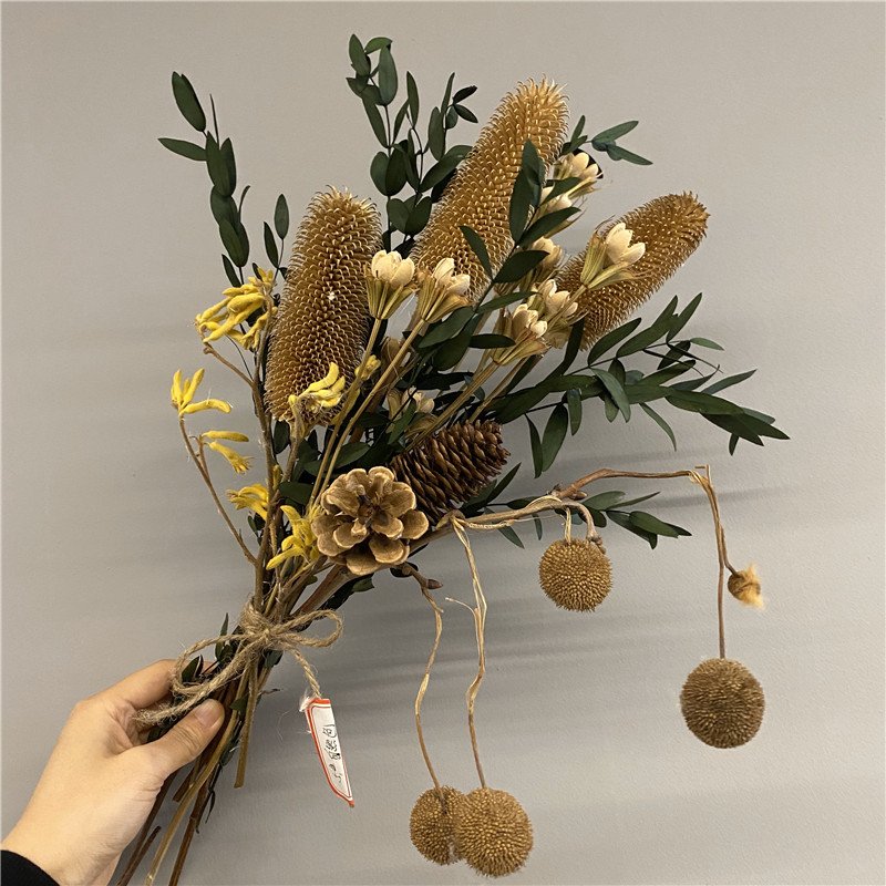 SZ04252 Wedding Decoration Boho Flower Bouquet DIY Vase Bouquet Dried Flowers Natural Dried Bouquet Flowers for Home Shop Decor