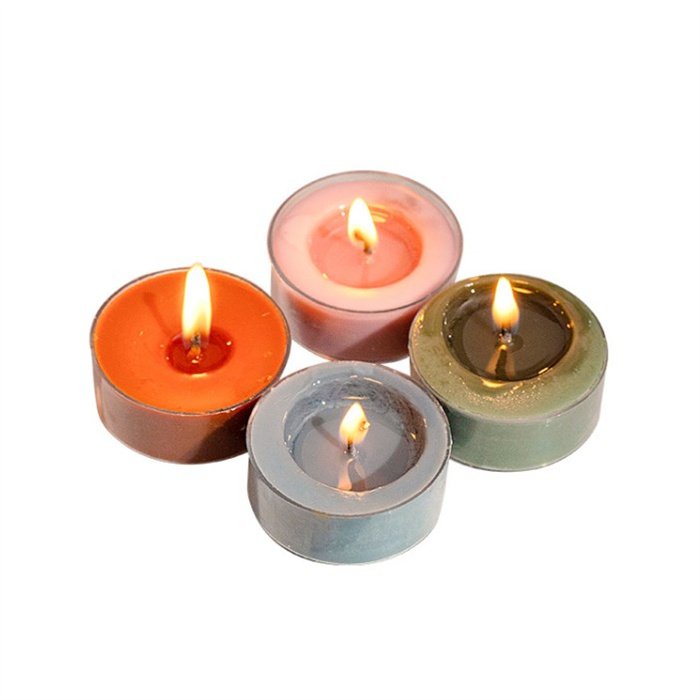 Floral Dried Eternal Flowers Aromatherapy Candles Essential Oil Tea Light Fragrance Soy Wax Scented Candle