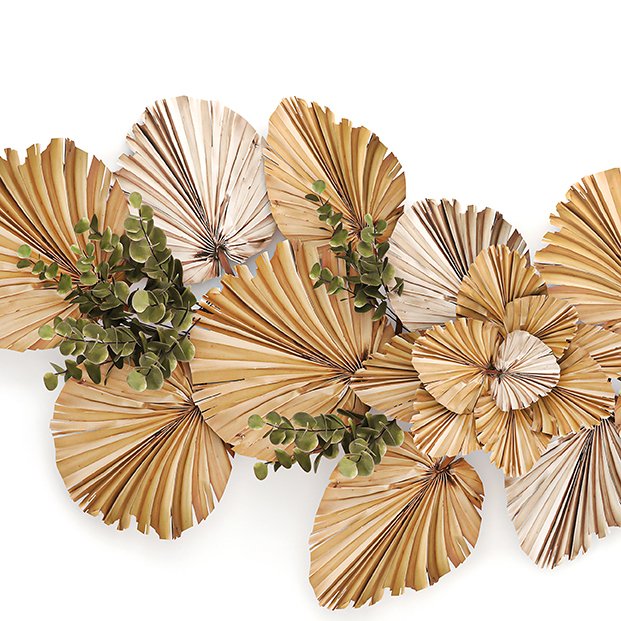 Home Wedding Decor Natural Flowers Pampas Dried Palm Leaves Palm Leaf for Wedding Bouquet Christmas Tree