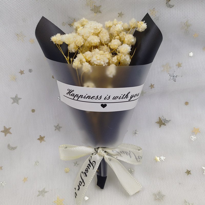 Mini Bouquet Babies Breath Artificial Flowers Dried Flowers Gift Valentine Mother Day
