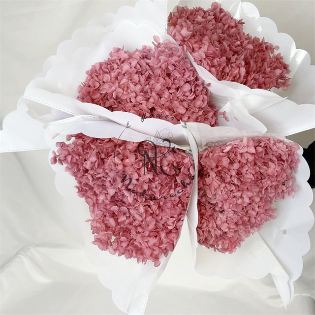 wholesale anna hydrangeas dried flowers real touch hydrangea flower preserved hydrangea gift wedding decoration