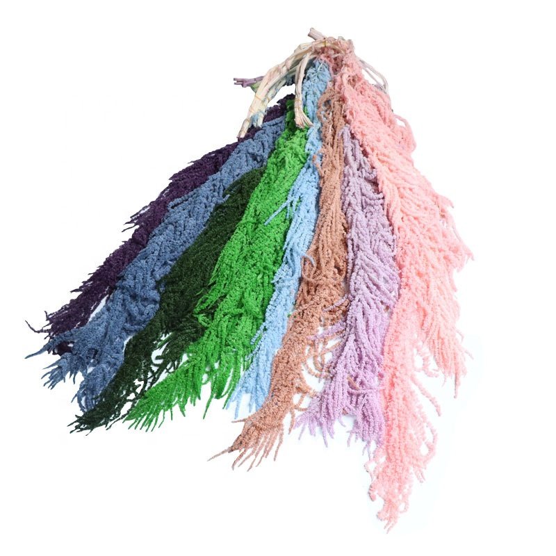 Preserved Dry Real Long 5pcs/bundle Amaranthus Wedding Hanging Foliage For Home Party Wedding Decoration