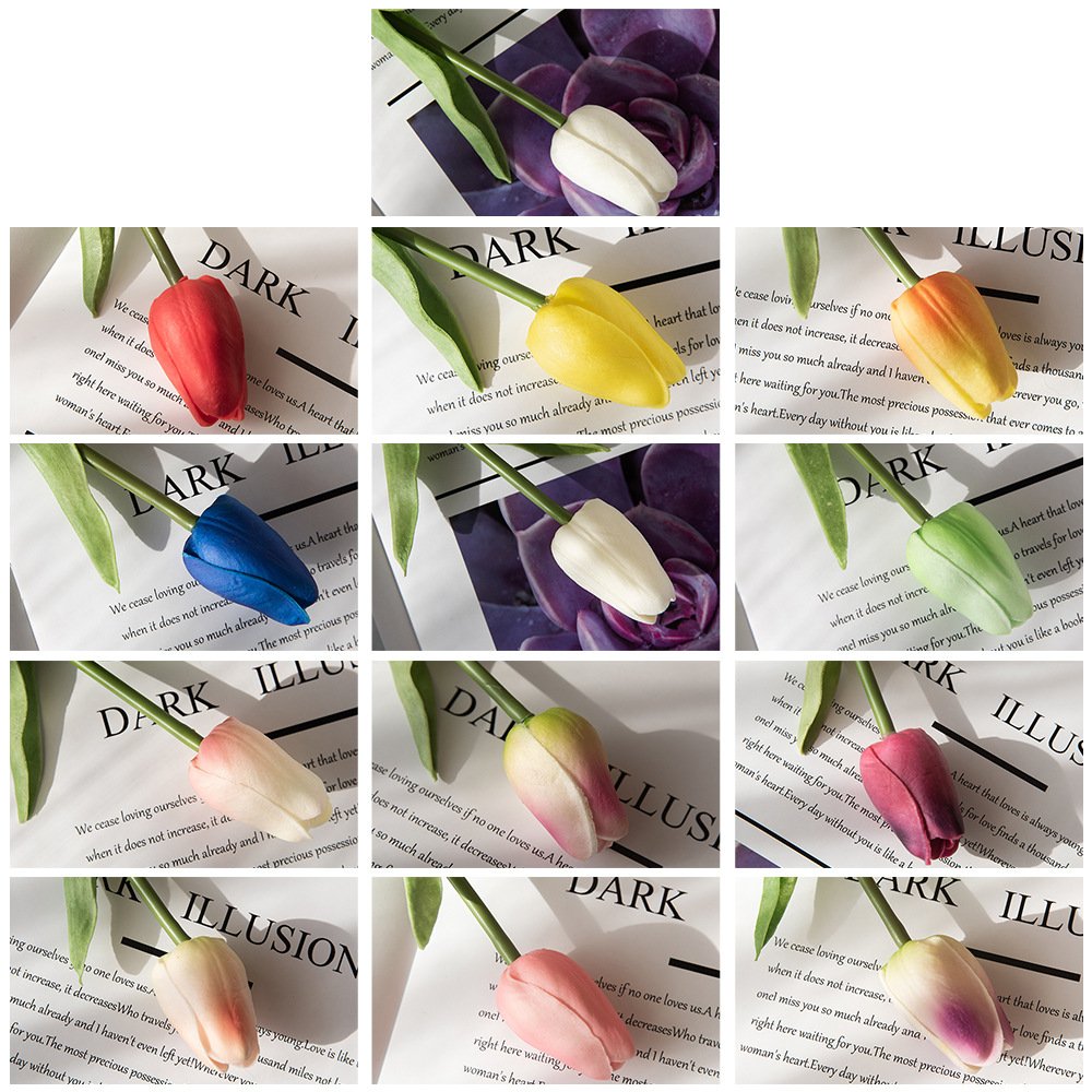 a245 Artificial Plants Tulip Wedding Decoration Garden Decora Silk Flower Home Flowers For Decoration Wedding Artificial