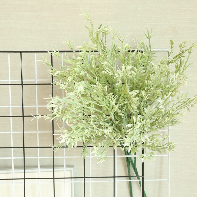 37cm Wind Rose Grass Artificial Flower Home Decoration Dried Plants for Wedding Wall Flower Arrangement Overall Length 37cmin