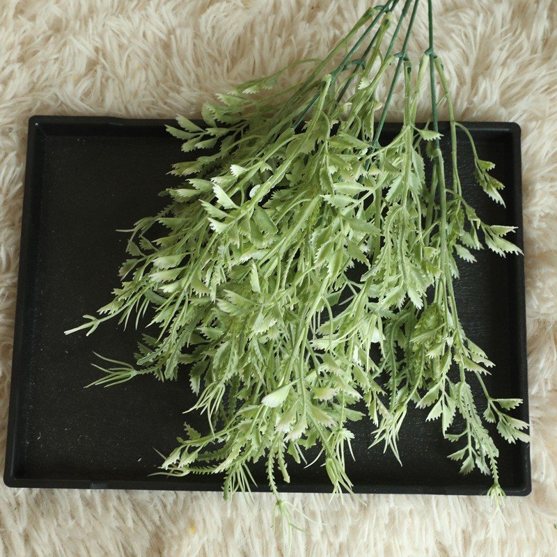 37cm Wind Rose Grass Artificial Flower Home Decoration Dried Plants for Wedding Wall Flower Arrangement Overall Length 37cmin