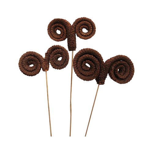Hand Made Natural Dried Plant Material Palm Ring Stick Dried Flower For Decoration Bouquet