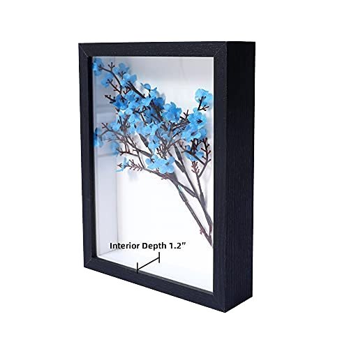 The popular display frame is used as a pedestal or a hollow photo frame of dried flowers to hang on the wall