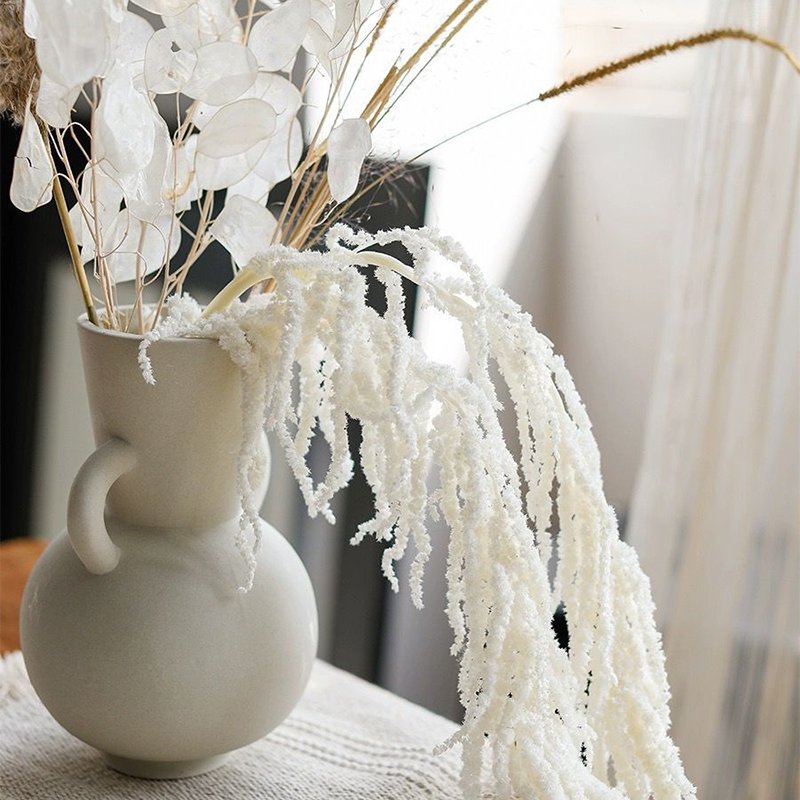 home decor flowers preserved hanging plants amaranthus dried rice flowers hanging rice for wedding party decoration